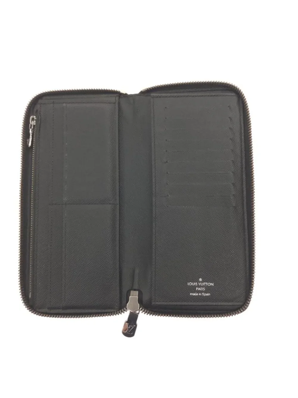 Louis Vuitton Wallet Monogram Eclipse Zippy Vertical Black